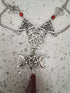 Triple Goddess Mystic Necklace (Blood)
